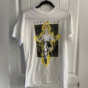 Men’s Dragonball Z White Short Sleeve Tee- Medium